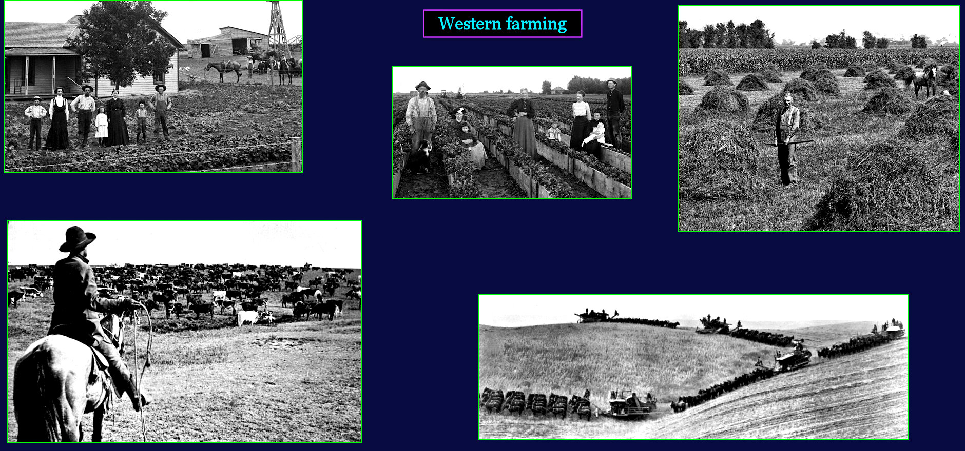 Western farming and ranching, 1910